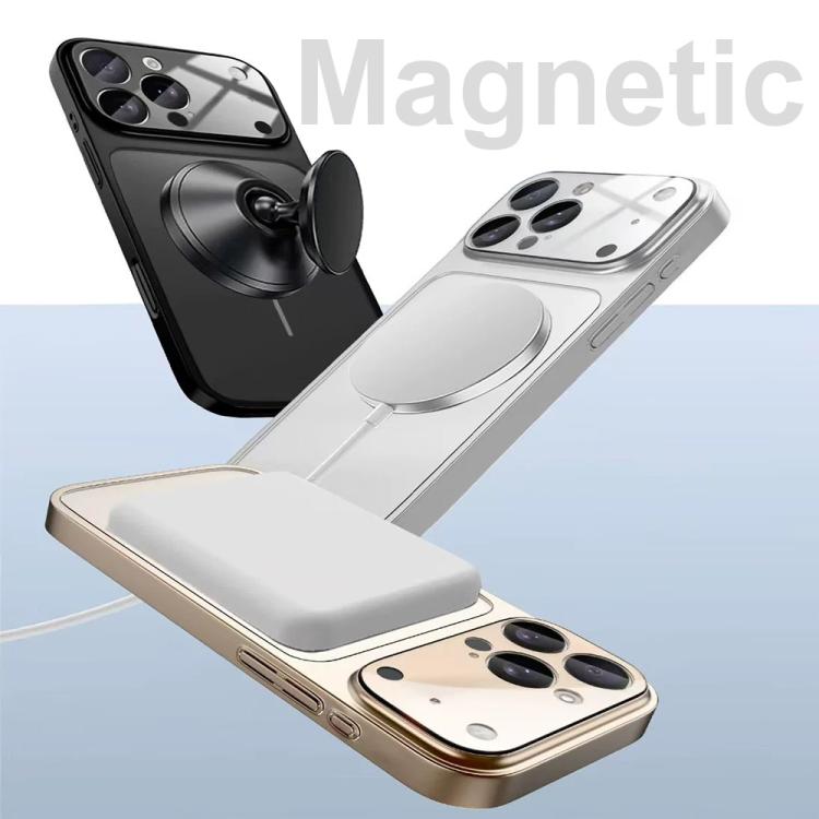 Change to 17 Big Lens Window Frosted MagSafe Phone Case, For iPhone 17 Pro Max, For iPhone 17 Pro, For iPhone 17, For iPhone Air, For iPhone 16 Pro Max, For iPhone 16 Pro, For iPhone 16 Plus, For iPhone 16