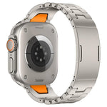 H-Type QuickB Release Butterfly Buckle Stainless Steel Watch Band, For Apple Watch 44mm / 45mm / 46mm / 49mm, For Apple Watch 42mm / 41mm / 40mm / 38mm