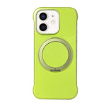 Frameless Leather-Skin PC MagSafe Holder Phone Case, For iPhone 13, For iPhone 12, For iPhone 12 Pro Max, For iPhone 12 Pro, For iPhone 11 Pro Max, For iPhone 11