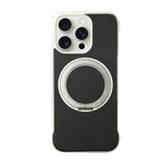 Frameless Leather-Skin PC MagSafe Holder Phone Case, For iPhone 16 Plus, For iPhone 16, For iPhone 15 Pro Max, For iPhone 15 Pro, For iPhone 15 Plus, For iPhone 15
