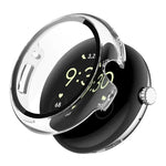 ENKAY Hat-Prince Full Coverage Tempered Glass Film Integrated PC Watch Cover, Google Pixel Watch 4 45mm, For Google Pixel Watch 4 41mm