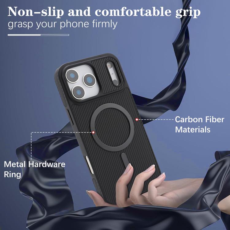 Kalebol Carbon Fiber MagSafe Phone Case, For iPhone 17 Pro Max, For iPhone 17 Pro, For iPhone 17, For iPhone Air, For iPhone 16 Pro Max, For iPhone 16 Pro, For iPhone 16 Plus, For iPhone 16
