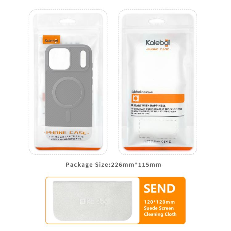 Kalebol Carbon Fiber MagSafe Phone Case, For iPhone 17 Pro Max, For iPhone 17 Pro, For iPhone 17, For iPhone Air, For iPhone 16 Pro Max, For iPhone 16 Pro, For iPhone 16 Plus, For iPhone 16