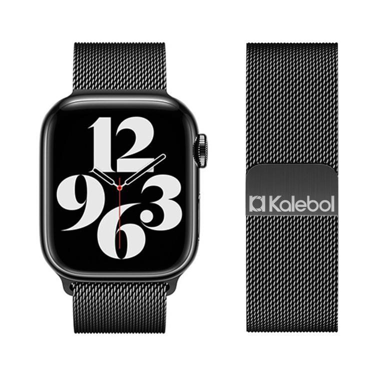 Kalebol Magnetic Stainless Steel Watch Band, For Apple Watch 46mm / 49mm / 45mm / 44mm, For Apple Watch 42mm / 41mm / 40mm / 38mm