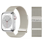 Kalebol Double Link Milanese Double Magnetic Stainless Steel Watch Band, For Apple Watch 46mm / 49mm / 45mm / 44mm, For Apple Watch 42mm / 41mm / 40mm / 38mm
