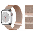 Kalebol Double Link Milanese Double Magnetic Stainless Steel Watch Band, For Apple Watch 46mm / 49mm / 45mm / 44mm, For Apple Watch 42mm / 41mm / 40mm / 38mm