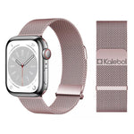 Kalebol Double Link Milanese Double Magnetic Stainless Steel Watch Band, For Apple Watch 46mm / 49mm / 45mm / 44mm, For Apple Watch 42mm / 41mm / 40mm / 38mm