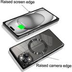 Right Angle Square Electroplated CD Pattern TPU MagSafe Phone Case, For iPhone 14 Plus, For iPhone 14, For iPhone 14 Pro, For iPhone 14 Pro Max, For iPhone 13 Pro Max, For iPhone 13 Pro