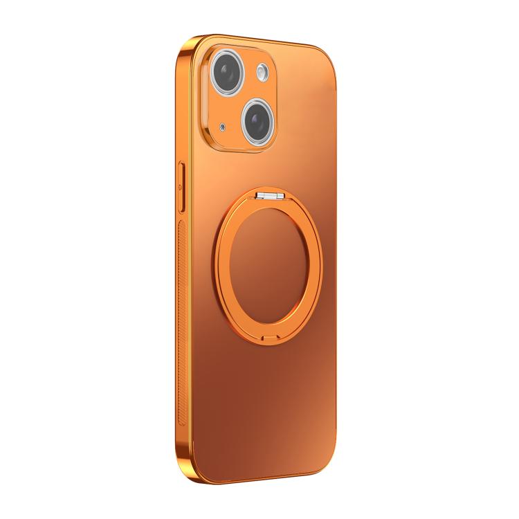 360 Degree Rotating Holder MagSafe Electroplated Phone Case with Lens Cover, For iPhone 14 Pro Max, For iPhone 13 Pro Max, For iPhone 13 Pro, For iPhone 13
