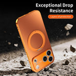 360 Degree Rotating Holder MagSafe Electroplated Phone Case with Lens Cover, For iPhone 17 Pro Max, For iPhone 17 Pro, For iPhone 17, For iPhone Air, For iPhone 16 Pro Max, For iPhone 16 Pro