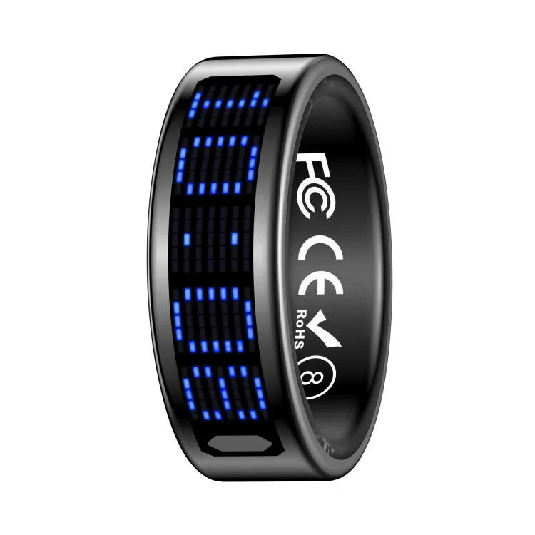 SR16 SIZE 8 Smart Ring, Support Heart Rate / Blood Oxygen / Sleep Monitoring / Multiple Sports Modes