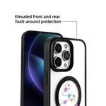 Christmas Series Strong Magnetic Painted Black Edge Phone Case, For iPhone 16 Pro Max, For iPhone 16 Pro, For iPhone 16
