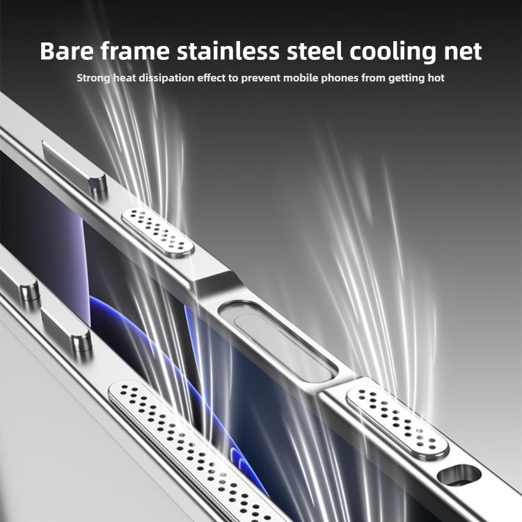 Ultra-Thin Alloy Metal Frame Shockproof Phone Case with  Lens Frame, For iPhone 17 Pro Max, For iPhone 17 Pro