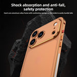 Ultra-Thin Alloy Metal Frame Shockproof Phone Case with  Lens Frame, For iPhone 17 Pro Max, For iPhone 17 Pro