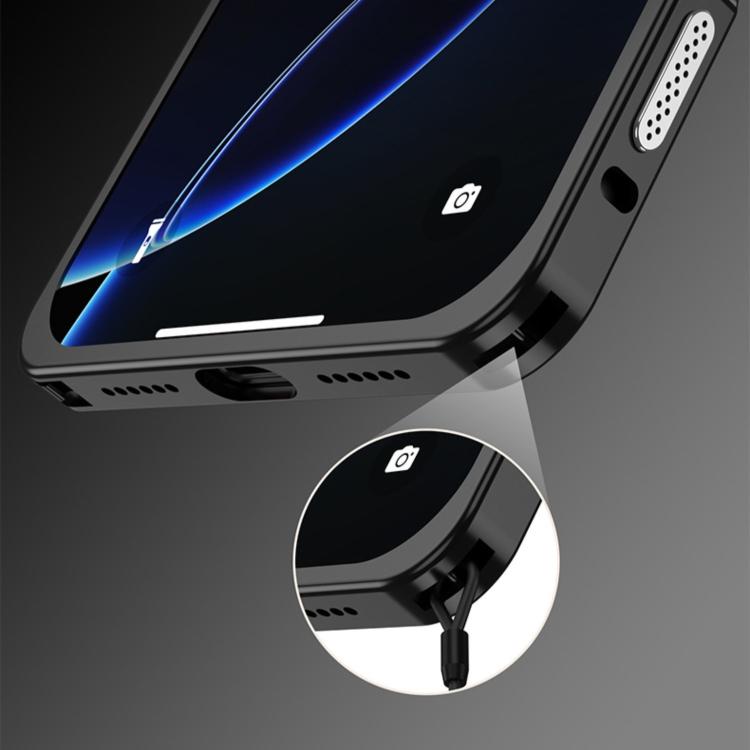 Ultra-Thin Alloy Metal Frame Shockproof Phone Case, For iPhone 17 Pro Max, For iPhone 17 Pro