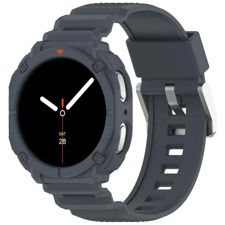 Solid Color Watch Shell Integrated TPU Watch Band, For Samsung Galaxy Watch8 44mm, For Samsung Galaxy Watch8 40mm