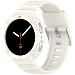 Solid Color Watch Shell Integrated TPU Watch Band, For Samsung Galaxy Watch8 44mm, For Samsung Galaxy Watch8 40mm
