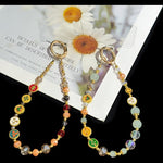 Enameled Auspicious Prosperity Good Fortune Bracelet, Green, Colorful