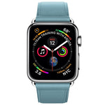 Classic Button Leather Wrist Strap Watch Band for Apple Watch Series 3 & 2 & 1  38mm
