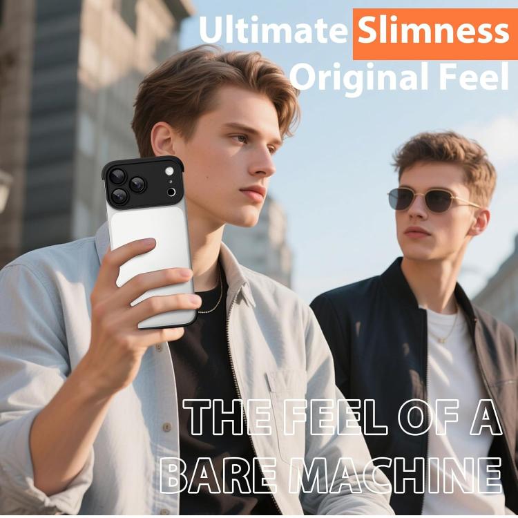 Ultra-thin Frameless TPU Four Corner Airbags Shockproof Phone Case with Lens Film, For iPhone 17 Pro Max, For iPhone 17 Pro, For iPhone 17, For iPhone Air