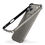 Metal Hybrid Silicone Four-Corner Shockproof Cooling Phone Frame Case, For iPhone 17 Pro Max, For iPhone 17 Pro, For iPhone 17, For iPhone Air