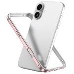 Metal Hybrid Silicone Four-Corner Shockproof Cooling Phone Frame Case, For iPhone 17 Pro Max, For iPhone 17 Pro, For iPhone 17, For iPhone Air