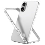 Metal Hybrid Silicone Four-Corner Shockproof Cooling Phone Frame Case, For iPhone 17 Pro Max, For iPhone 17 Pro, For iPhone 17, For iPhone Air