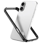 Metal Hybrid Silicone Four-Corner Shockproof Cooling Phone Frame Case, For iPhone 17 Pro Max, For iPhone 17 Pro, For iPhone 17, For iPhone Air
