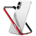 Metal Hybrid Silicone Four-Corner Shockproof Cooling Phone Frame Case, For iPhone 17 Pro Max, For iPhone 17 Pro, For iPhone 17, For iPhone Air