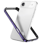 Metal Hybrid Silicone Four-Corner Shockproof Cooling Phone Frame Case, For iPhone 17 Pro Max, For iPhone 17 Pro, For iPhone 17, For iPhone Air