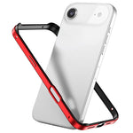 Metal Hybrid Silicone Four-Corner Shockproof Cooling Phone Frame Case, For iPhone 17 Pro Max, For iPhone 17 Pro, For iPhone 17, For iPhone Air