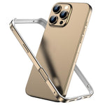 Metal Hybrid Silicone Four-Corner Shockproof Cooling Phone Frame Case, For iPhone 16 Pro Max, For iPhone 16 Pro, For iPhone 16 Plus, For iPhone 16