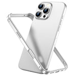 Metal Hybrid Silicone Four-Corner Shockproof Cooling Phone Frame Case, For iPhone 16 Pro Max, For iPhone 16 Pro, For iPhone 16 Plus, For iPhone 16