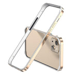 Metal Hybrid Silicone Four-Corner Shockproof Cooling Phone Frame Case, For iPhone 15 Pro Max, For iPhone 15 Pro, For iPhone 15 Plus, For iPhone 15