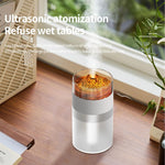 Simulated Volcano 7-Color Ambient Light Humidifier, Simulated Volcano