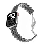 Dragon Spine Butterfly Clasp Zinc Alloy Watch Band, For Apple Watch 46mm / 49mm / 45mm / 44mm, For Apple Watch 42mm / 41mm / 40mm / 38mm
