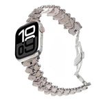 Dragon Spine Butterfly Clasp Zinc Alloy Watch Band, For Apple Watch 46mm / 49mm / 45mm / 44mm, For Apple Watch 42mm / 41mm / 40mm / 38mm