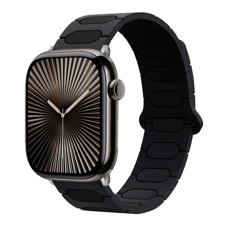 Oval Magnetic Silicone Watch Band, For Apple Watch 46mm / 49mm / 45mm / 44mm, For Apple Watch 42mm / 41mm / 40mm / 38mm