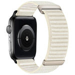 Two-section Mountain Pattern Hook And Loop Fastener Nylon Watch Band, For Apple Watch 46mm / 49mm / 45mm / 44mm, For Apple Watch 42mm / 41mm / 40mm / 38mm