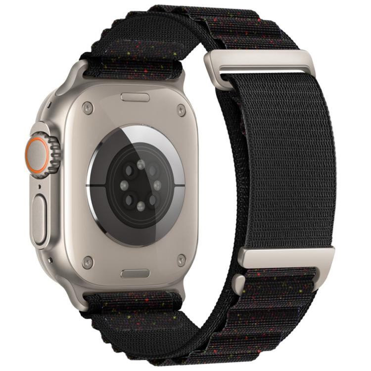 C Buckle Two-Section High Mountain Loop Nylon Watch Band, For Apple Watch 46mm / 49mm / 45mm / 44mm, For Apple Watch 42mm / 41mm / 40mm / 38mm