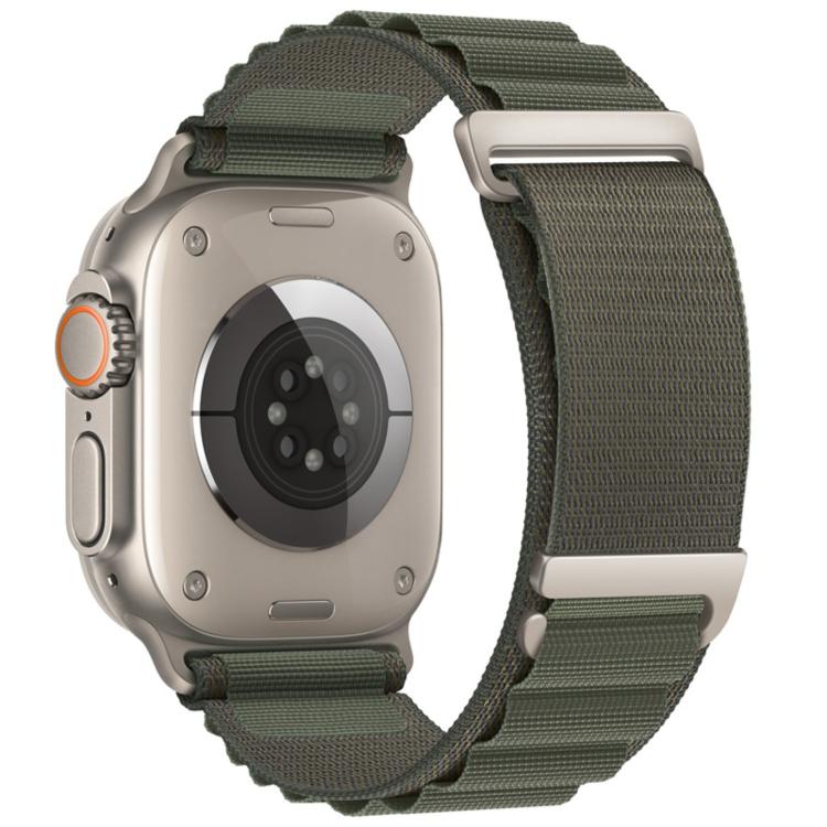 C Buckle Two-Section High Mountain Loop Nylon Watch Band, For Apple Watch 46mm / 49mm / 45mm / 44mm, For Apple Watch 42mm / 41mm / 40mm / 38mm