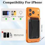 Magnetic Waistband Vegan Leather Card Bag