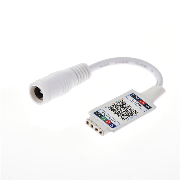 Mini RGB Bluetooth Controller Light Strip Controller For RGB LED Strip DC5V 12V 24V, Black, White