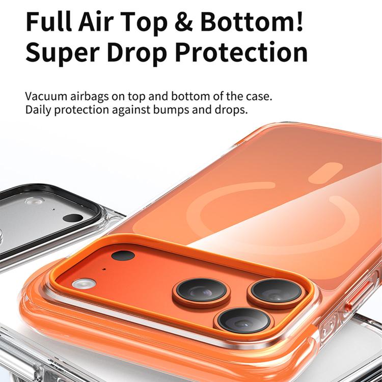 Vacuum-Sealed Transparent Airbag Magnetic Acrylic Phone Case, For iPhone 17 Pro Max, For iPhone 17 Pro, For iPhone 17