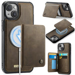 CaseMe Me80 Series Detachable Wallet Magnetic RFID Vegan Leather Phone Case, For iPhone 15 Pro Max, For iPhone 15 Pro, For iPhone 15 Plus / 14 Plus, For iPhone 15, For iPhone 14, For iPhone 14 Pro, For iPhone 14 Pro Max, For iPhone 13 Pro Max          ...