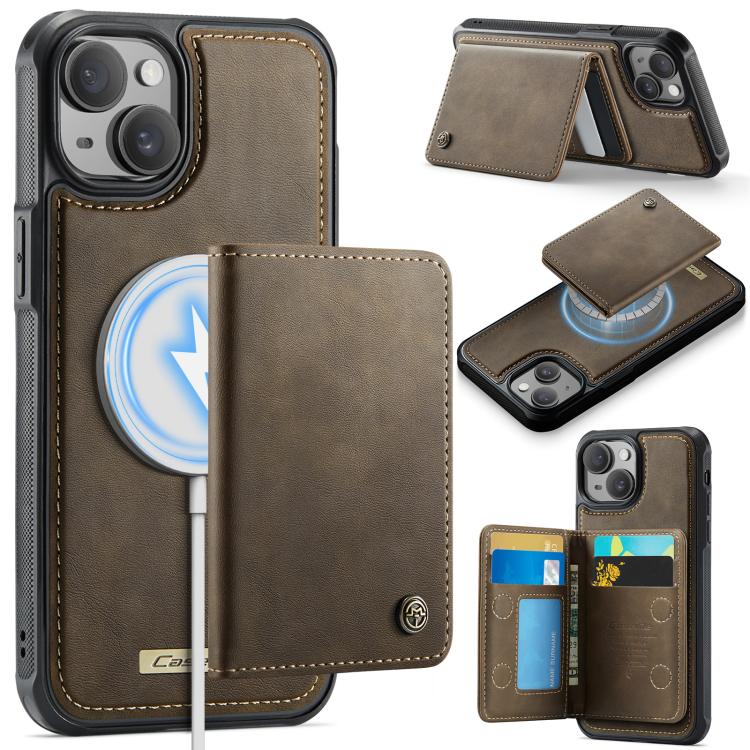 CaseMe Me80 Series Detachable Wallet Magnetic RFID Vegan Leather Phone Case, For iPhone 13, For iPhone 12 / 12 Pro, For iPhone 12 Pro Max, For iPhone 11 Pro Max, For iPhone 11, For iPhone 11 Pro