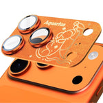 For iPhone 17 Pro Twelve Constellations Armor Integrated Full-Coverage Frosted Metal Camera Lens Film, Scorpio, Libra, Aquarius, Gemini, Pisces, Leo, Sagittarius, Capricorn, Cancer, Taurus, Virgo, Aries