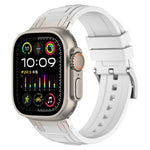 Triple-Layer Armour Silicone Watch Band, For Apple Watch 49mm / 46mm / 45mm / 44mm, For Apple Watch 42mm / 41mm / 40mm / 38mm