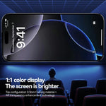 3pcs Easy Install Box Dust-Free 3D Curved Edge HD Electroplated Explosion-Proof Tempered Glass Film, For iPhone 17 Pro Max, For iPhone 17 Pro, For iPhone 17, For iPhone Air, For iPhone 16 Pro Max, For iPhone 16 Pro, For iPhone 16, For iPhone 15 Pro Max...