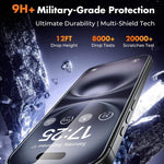 10pcs 3D Large Arc Edge Electroplated Explosion-Proof Scratch-Resistant Full-Screen HD Tempered Glass Film, For iPhone 17 Pro Max, For iPhone 17 Pro, For iPhone 17, For iPhone Air, For iPhone 16 Pro Max, For iPhone 16 Pro, For iPhone 16